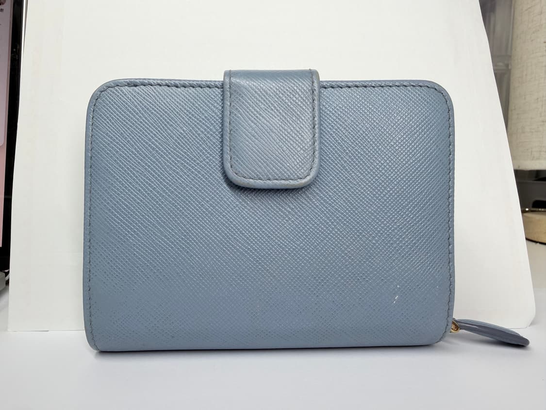 [정품] 프라다 사피아노 스카이블루 지갑 상품이미지3