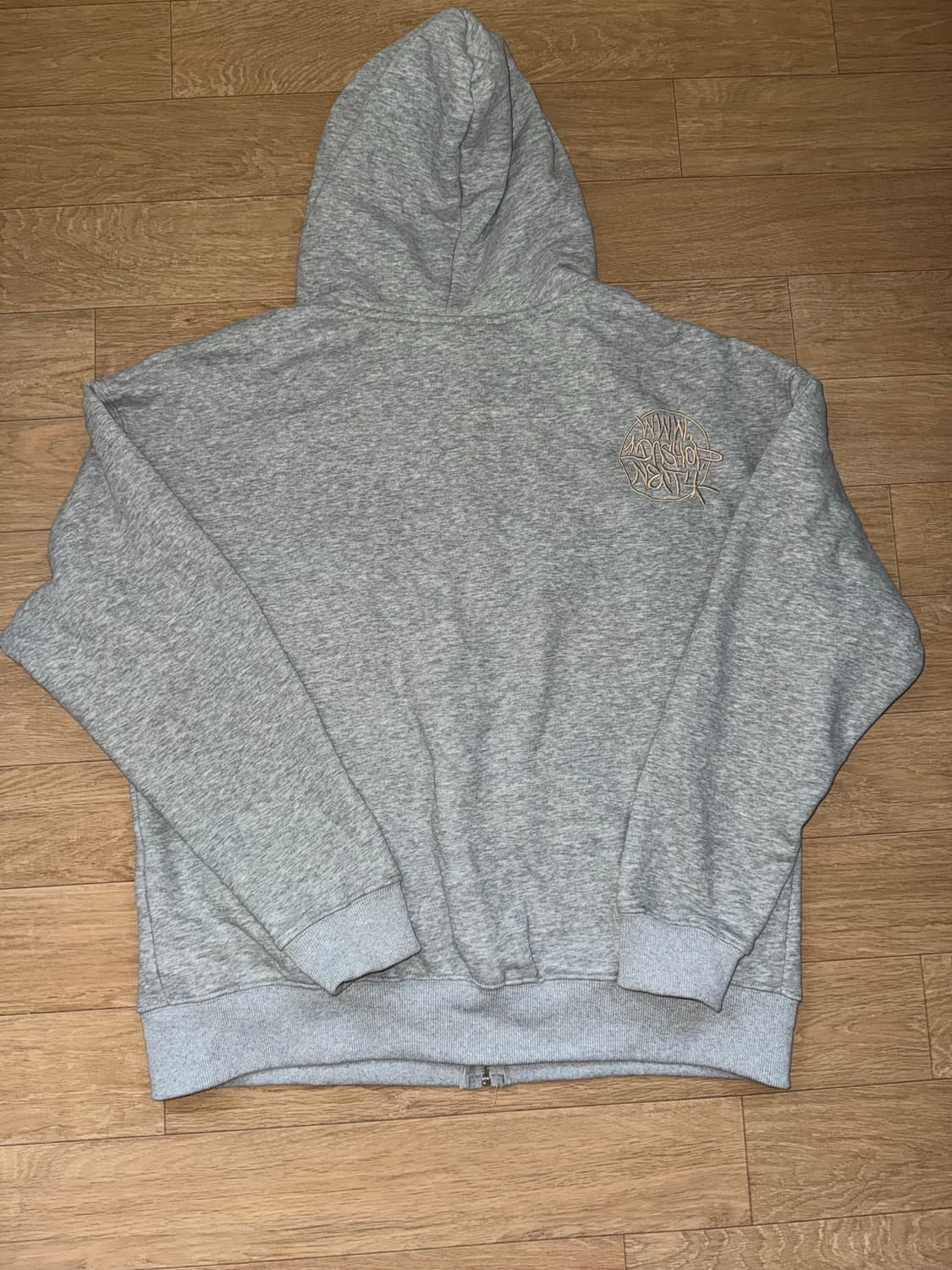 IDA 시그니처 로고 후드 집업 (그레이 / M) 상품이미지3