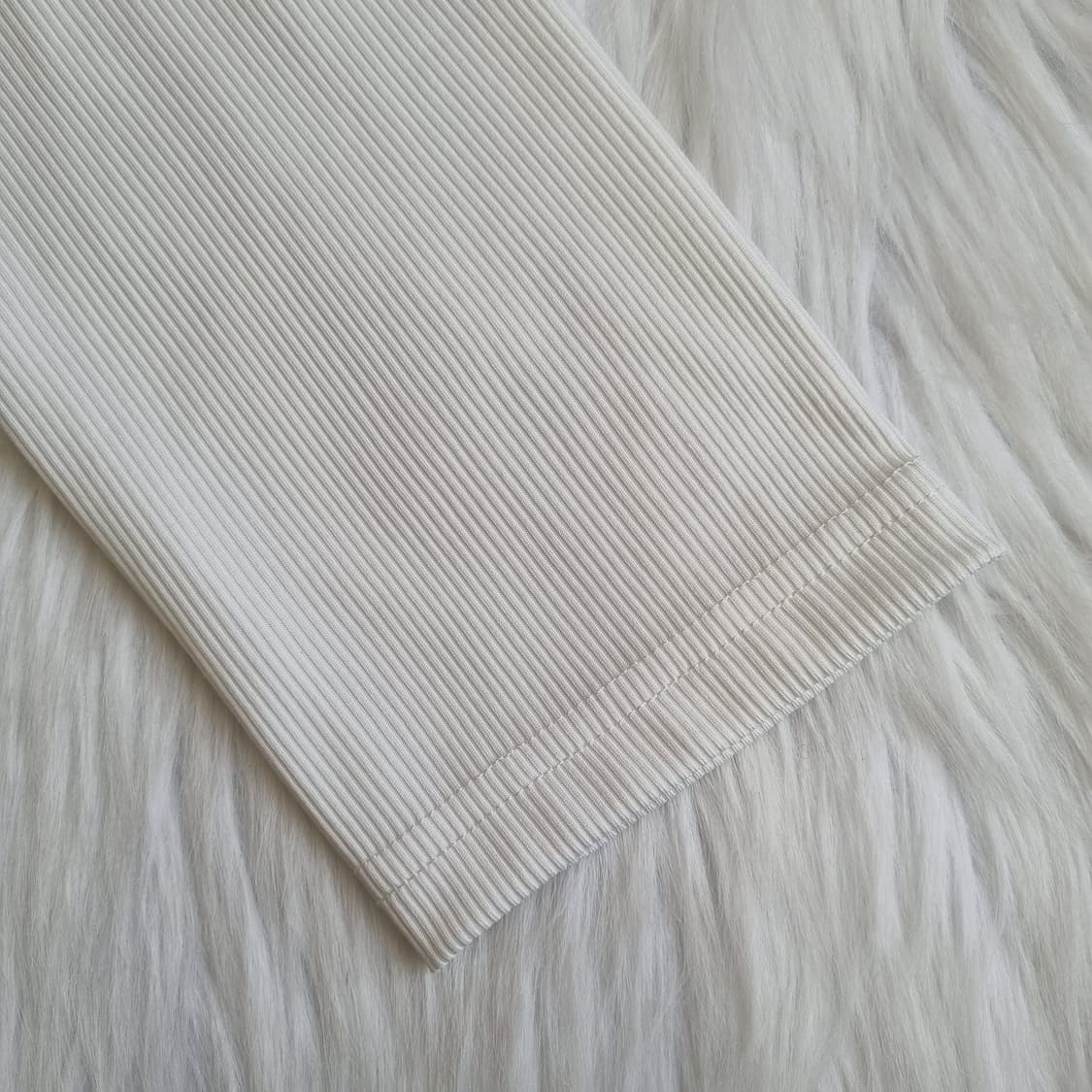 일본 빈티지 십자가 프린트 골지 티셔츠 1950 상품이미지4