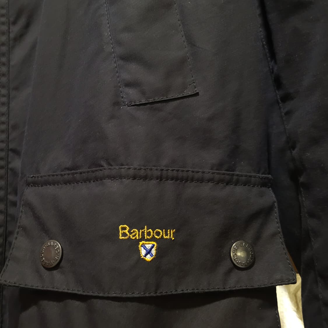 바버 크레스티드 애쉬비 왁스 자켓 L 상품이미지3