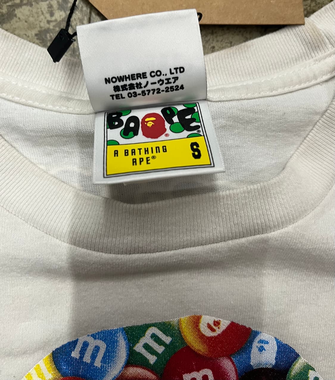 베이프 x m&m 반팔티셔츠 상품이미지8