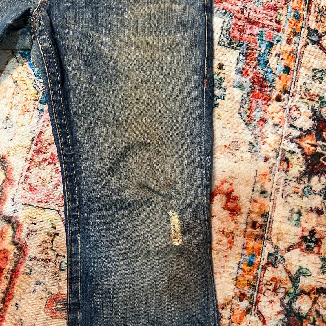 [34] 트루릴리전 빌리 부츠컷 데님팬츠 상품이미지4