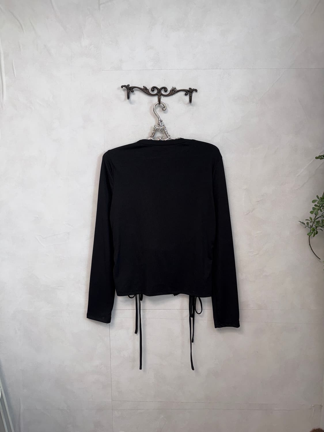 Black side shirring two way zipup 상품이미지8