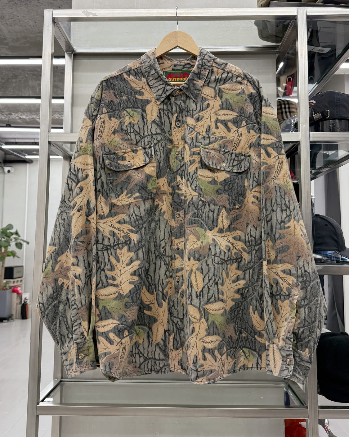 아비드 아웃도어 Avid Outdoor 00s 헤링본 울 셔츠 상품이미지1