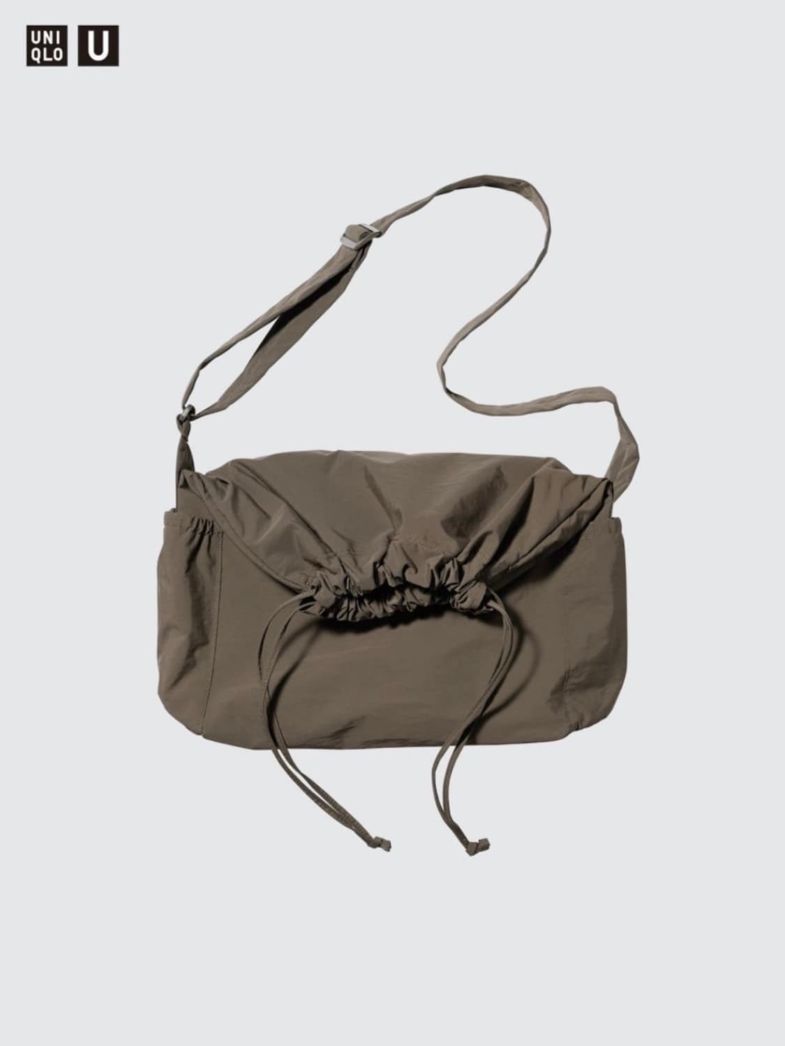 유니클로 드로우 스트링 숄더백 56 OLIVE 상품이미지1
