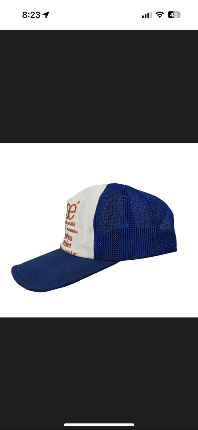 Aeae 웹 로고 메쉬 캡 블루 오렌지 상품이미지2