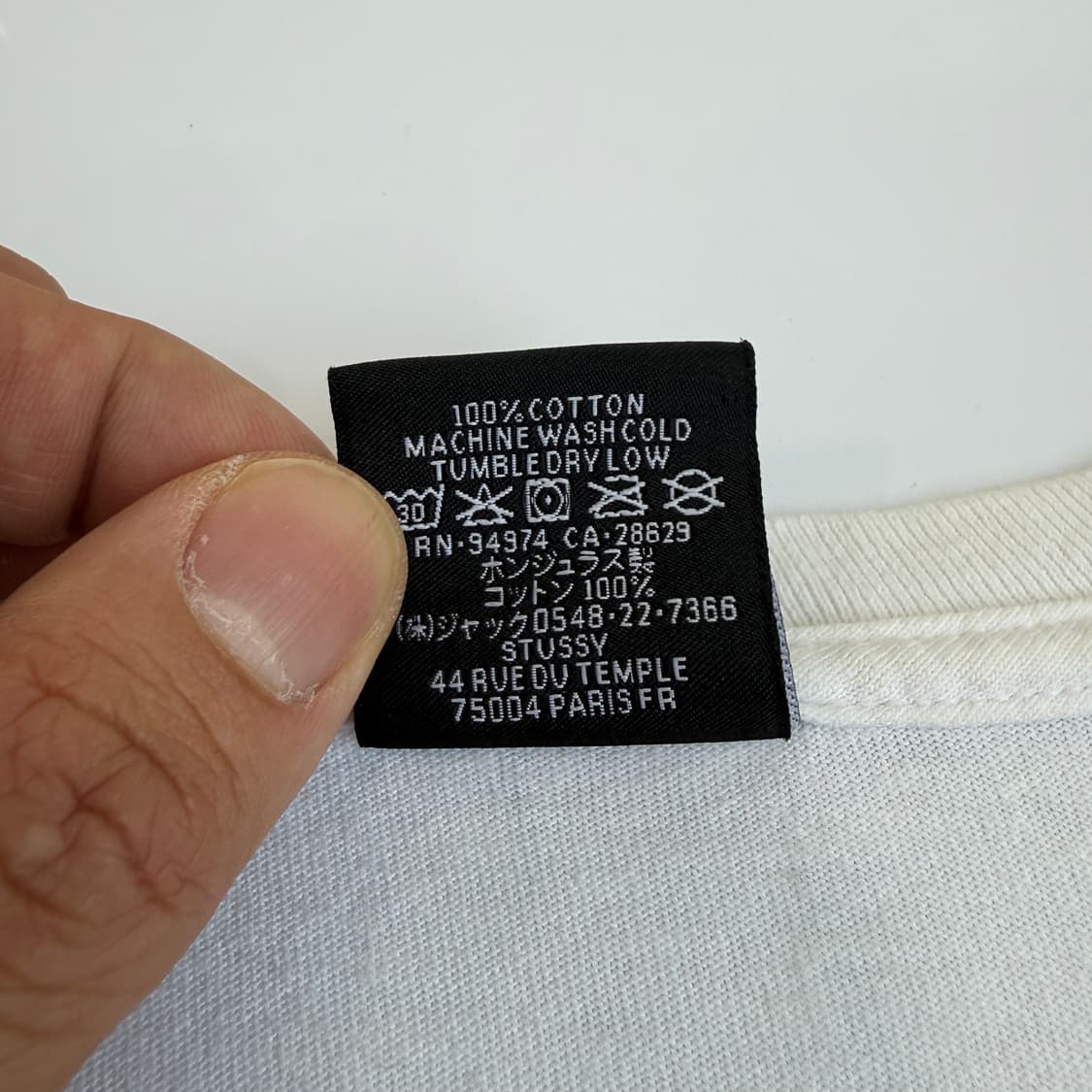 Stussy  스투시 프레쉬 기어 화이트 반팔티셔츠  상품이미지6