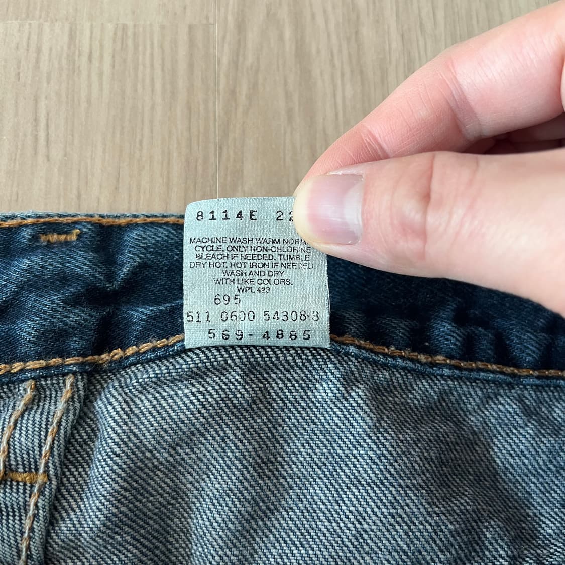 [33X30] 빈티지 usa 리바이스 569 인디고 상품이미지3