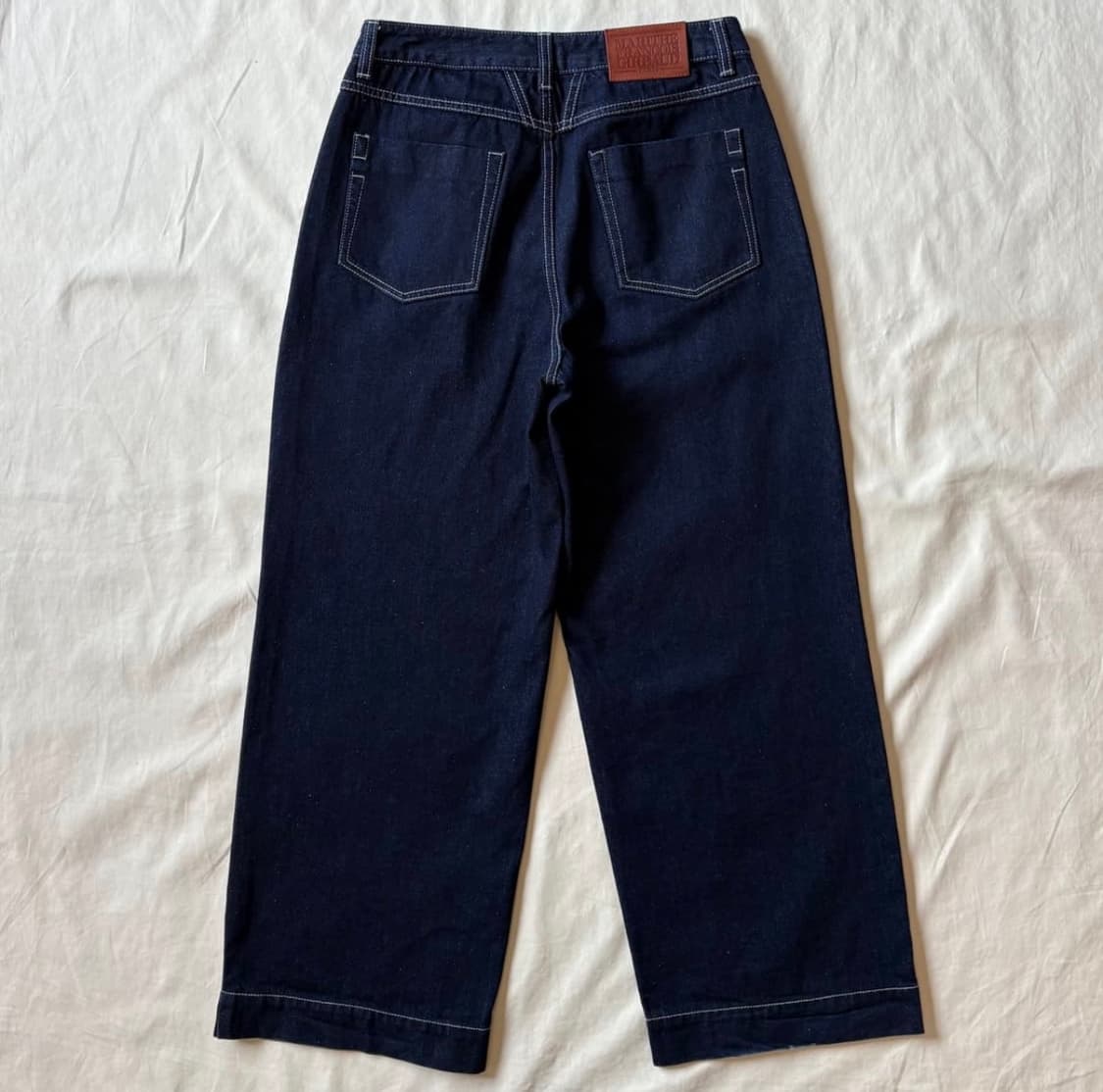 마리떼 프랑소와 저버 턱 와이드 데님 팬츠 상품이미지3