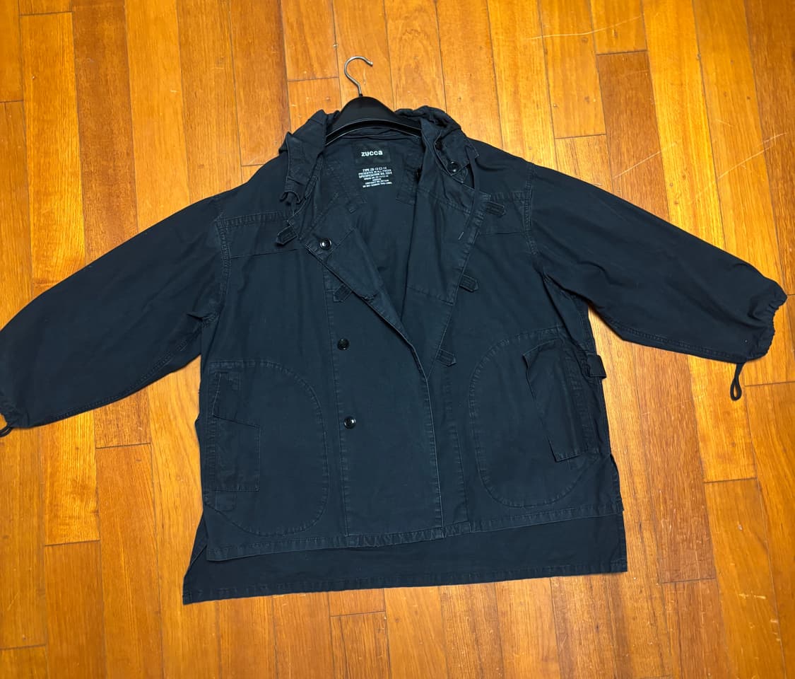 주카 Zucca 블랙 야상 자켓 상품이미지6