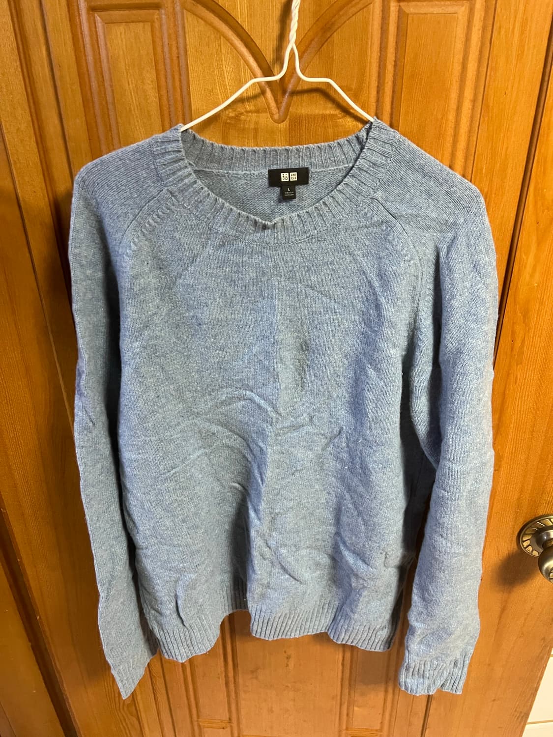 유니클로 램스울 크루넥 니트 3가지 색상  상품이미지3