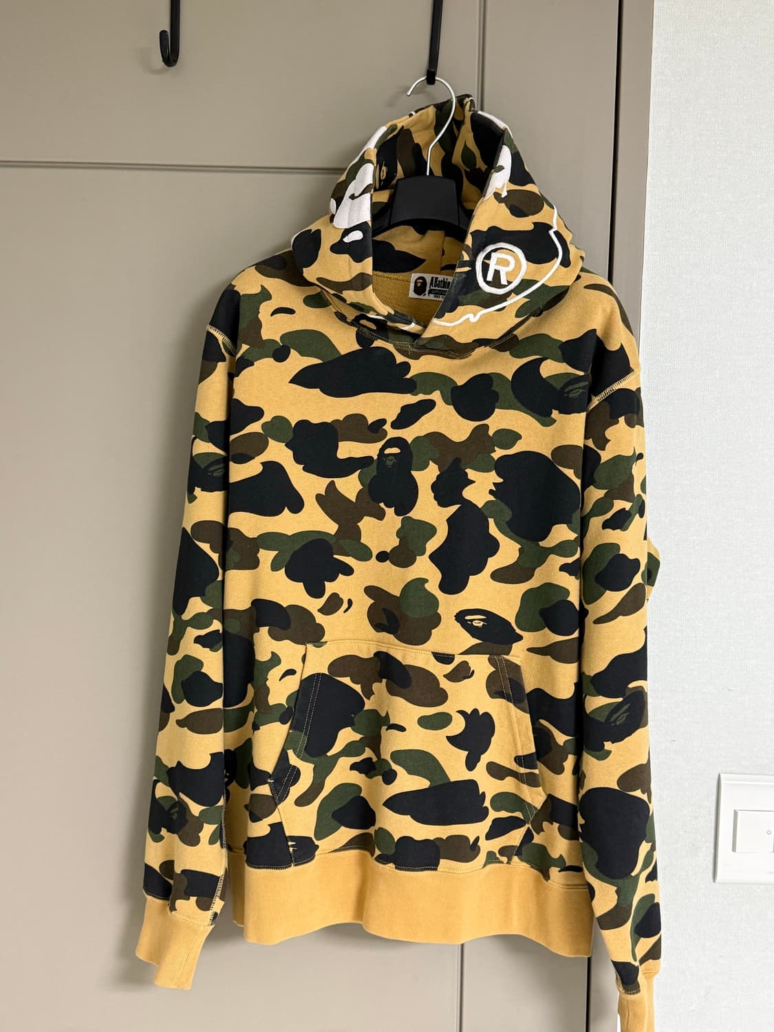 베이프 황계 후드티 L 급처 상품이미지1