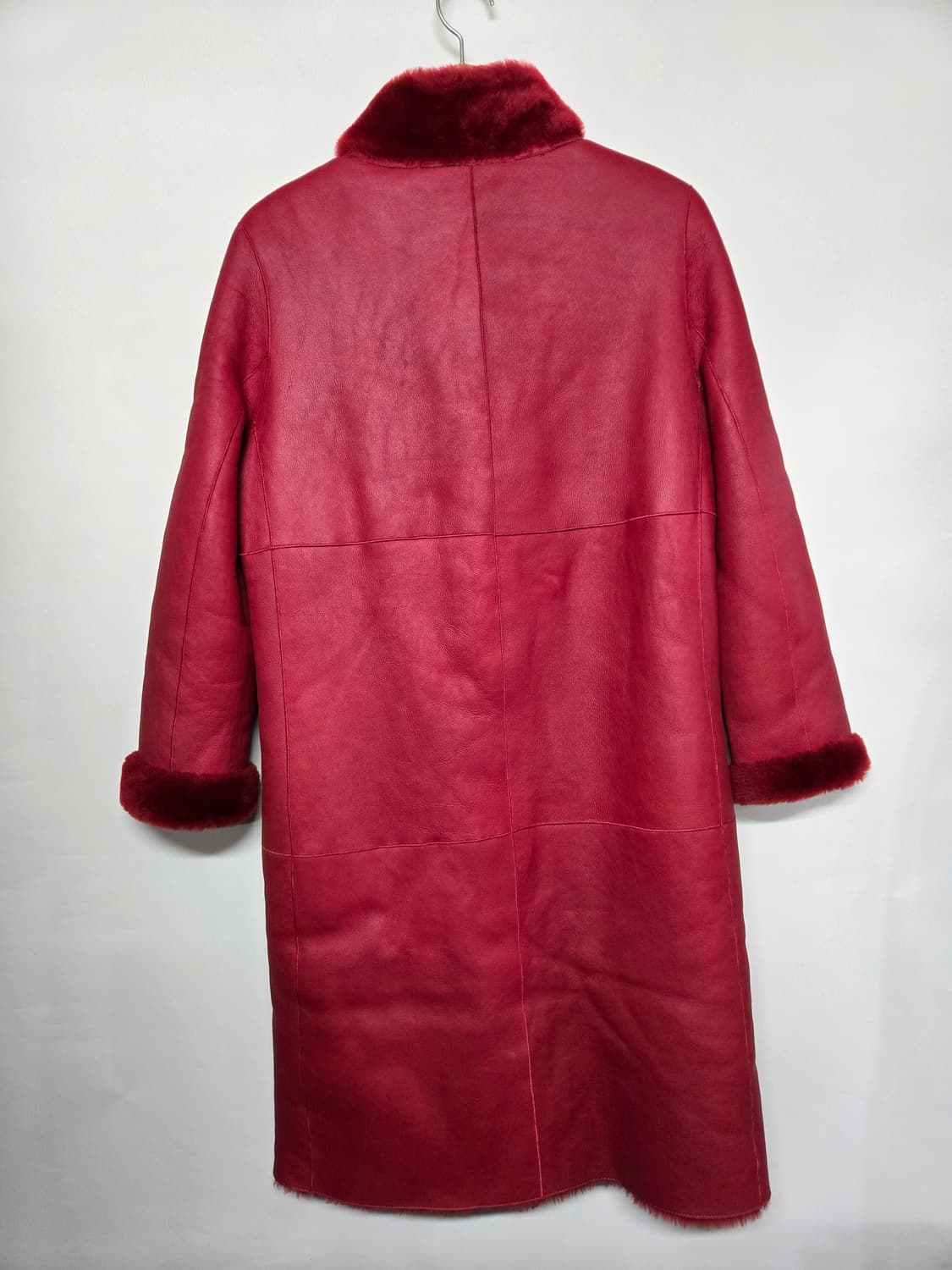 CelebShop edition 레드 천연 양모 코트 66 상품이미지2