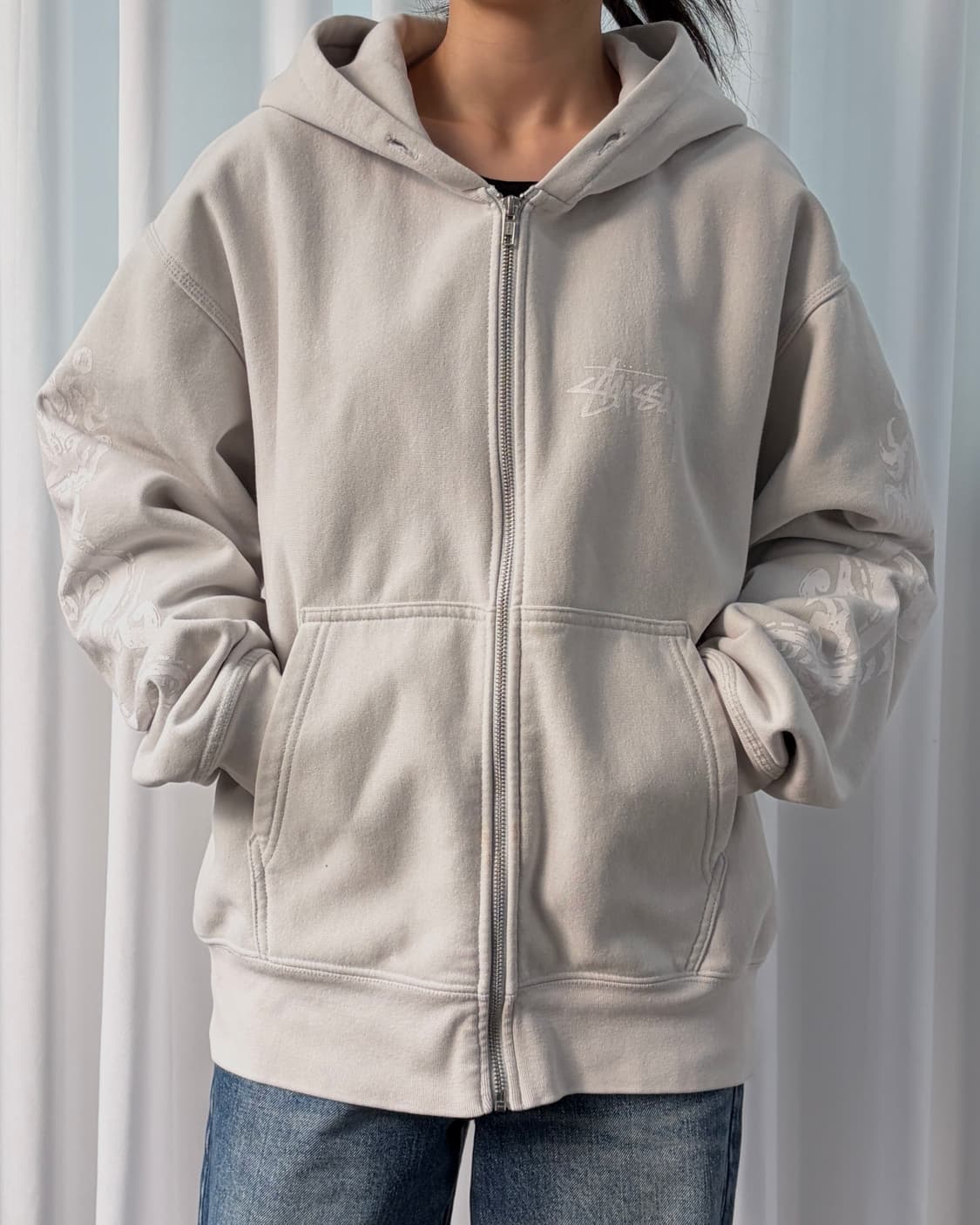 [M-L]스투시 Stussy 24SS 드래곤 후드집업 상품이미지1