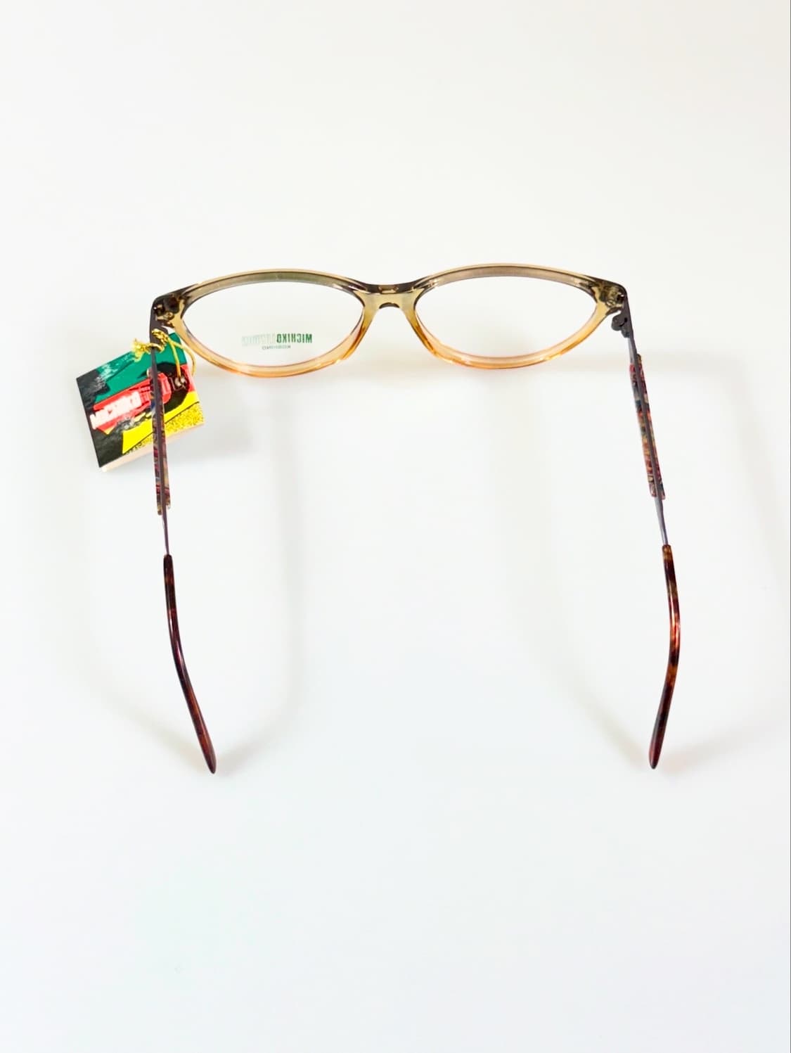 90s 미치코 코시노 런던 그라디언트 캣아이 뿔테 빈티지 안경 상품이미지5
