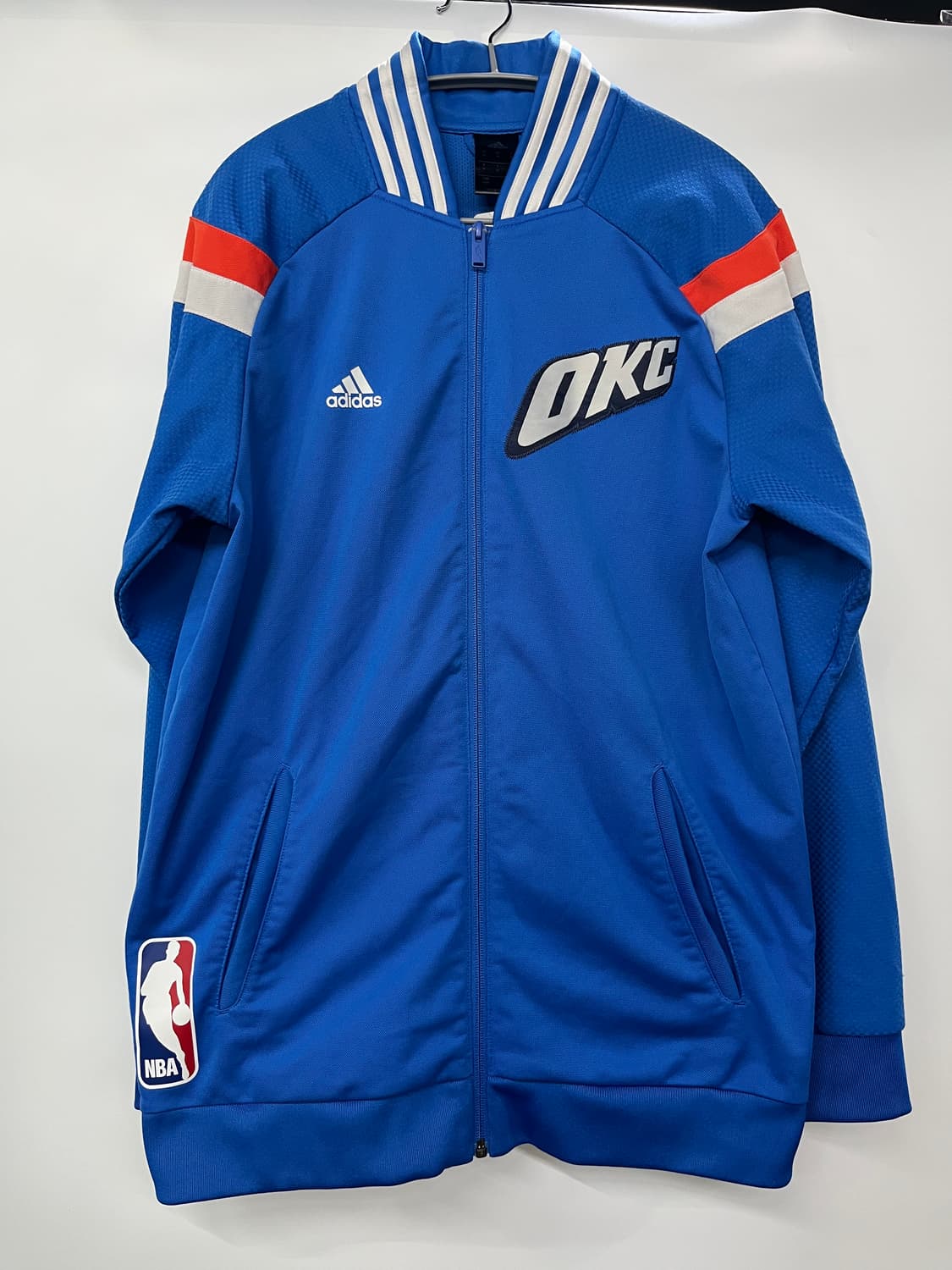 아디다스 NBA 오클라호마 시티 썬더 OKC 농구 자켓 M 사이즈 상품이미지1