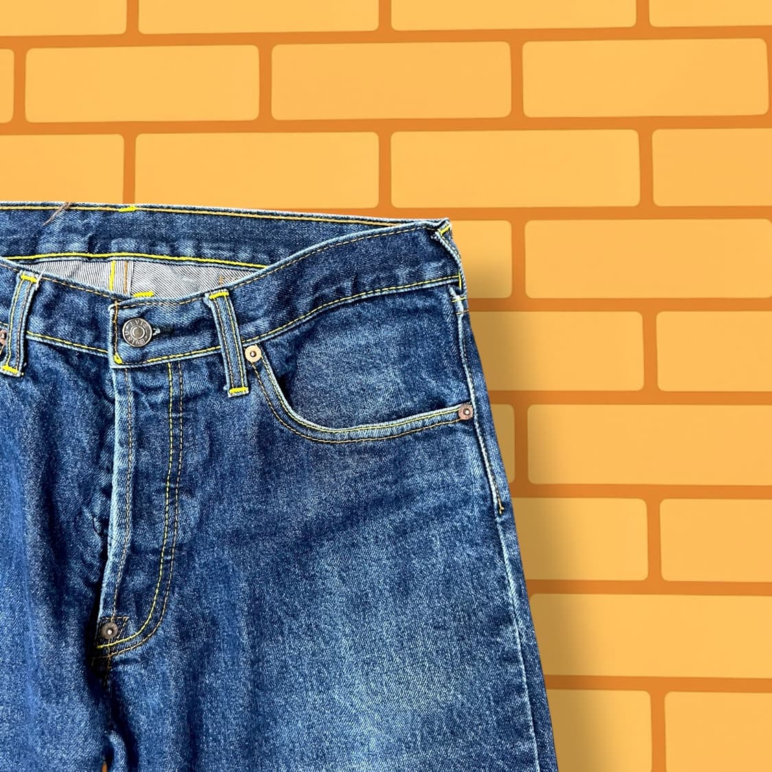 에비수 리버스 사이드 신치백 데님 팬츠 (32) 상품이미지6