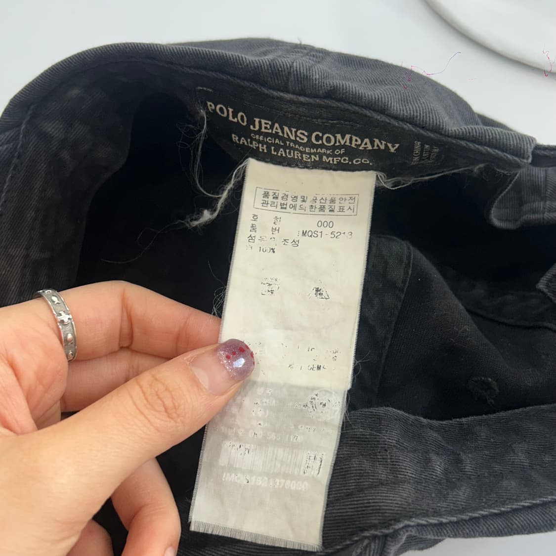 Polo 폴로 진스 블랙 볼캡 상품이미지6