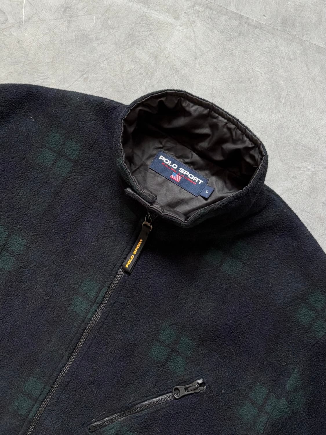 Polo 폴로 스포츠 블랙와치 플리스 자켓  상품이미지2