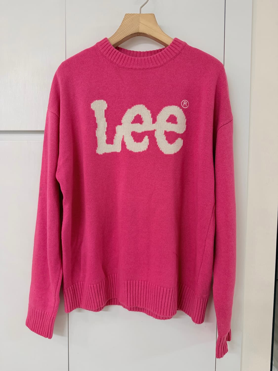 Lee 핑크 니트 상품이미지1