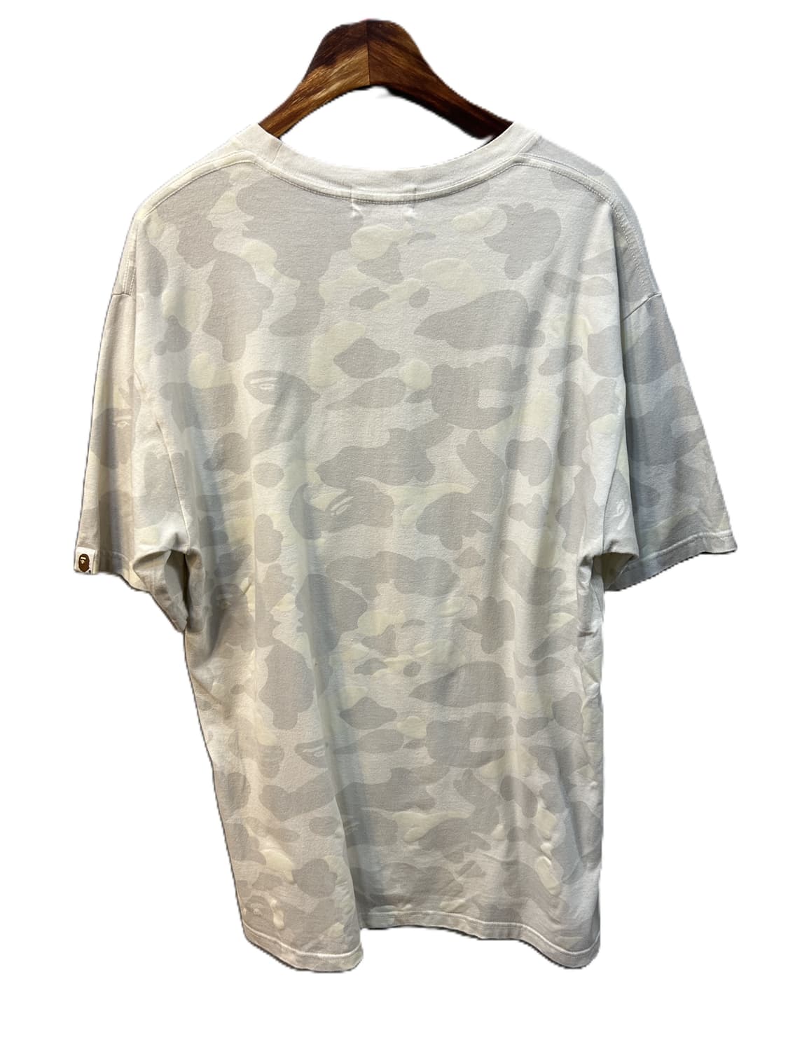 베이프 화이트 카모 로고 티셔츠 상품이미지2