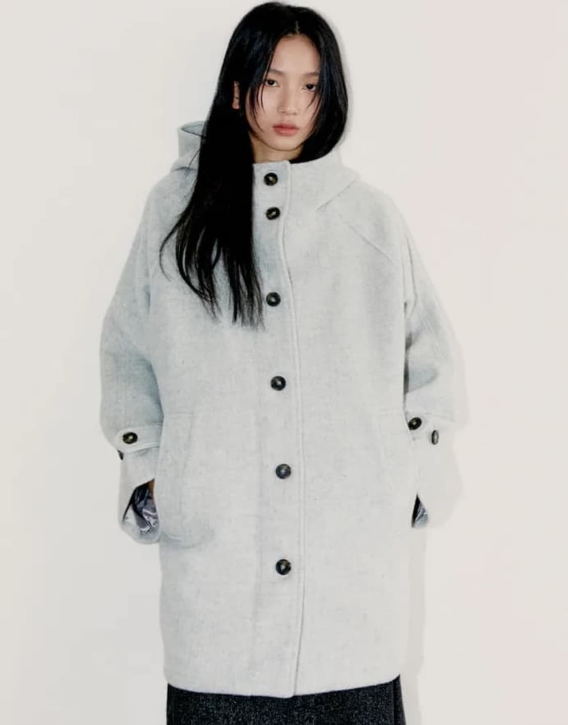 오피쉬 하프코트 그레이 상품이미지2