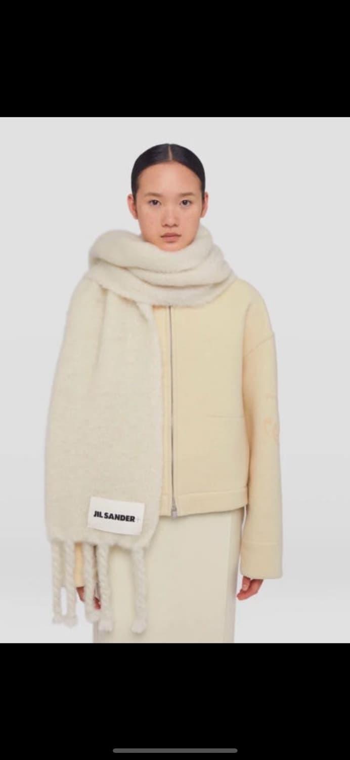 질샌더 모헤어 머플러 J40TE0118J40041100 상품이미지6