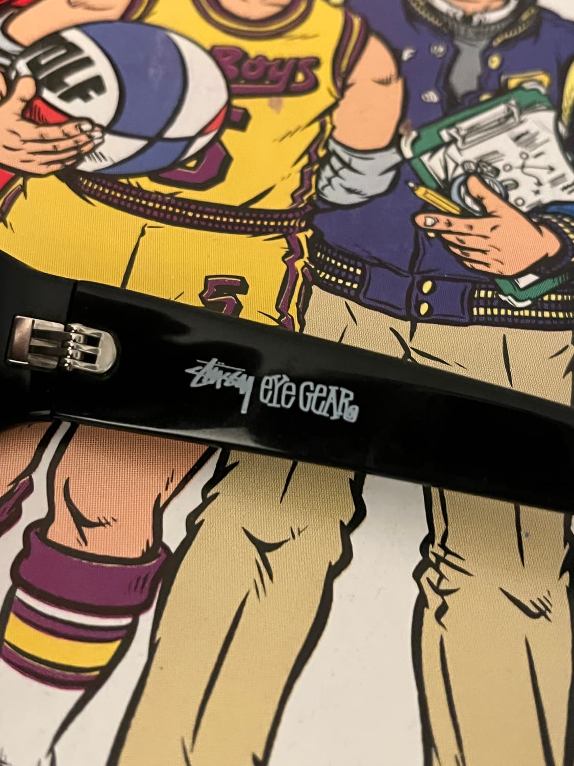 stussy 스투시 LANDON 랜든 선글라스 블랙 상품이미지4