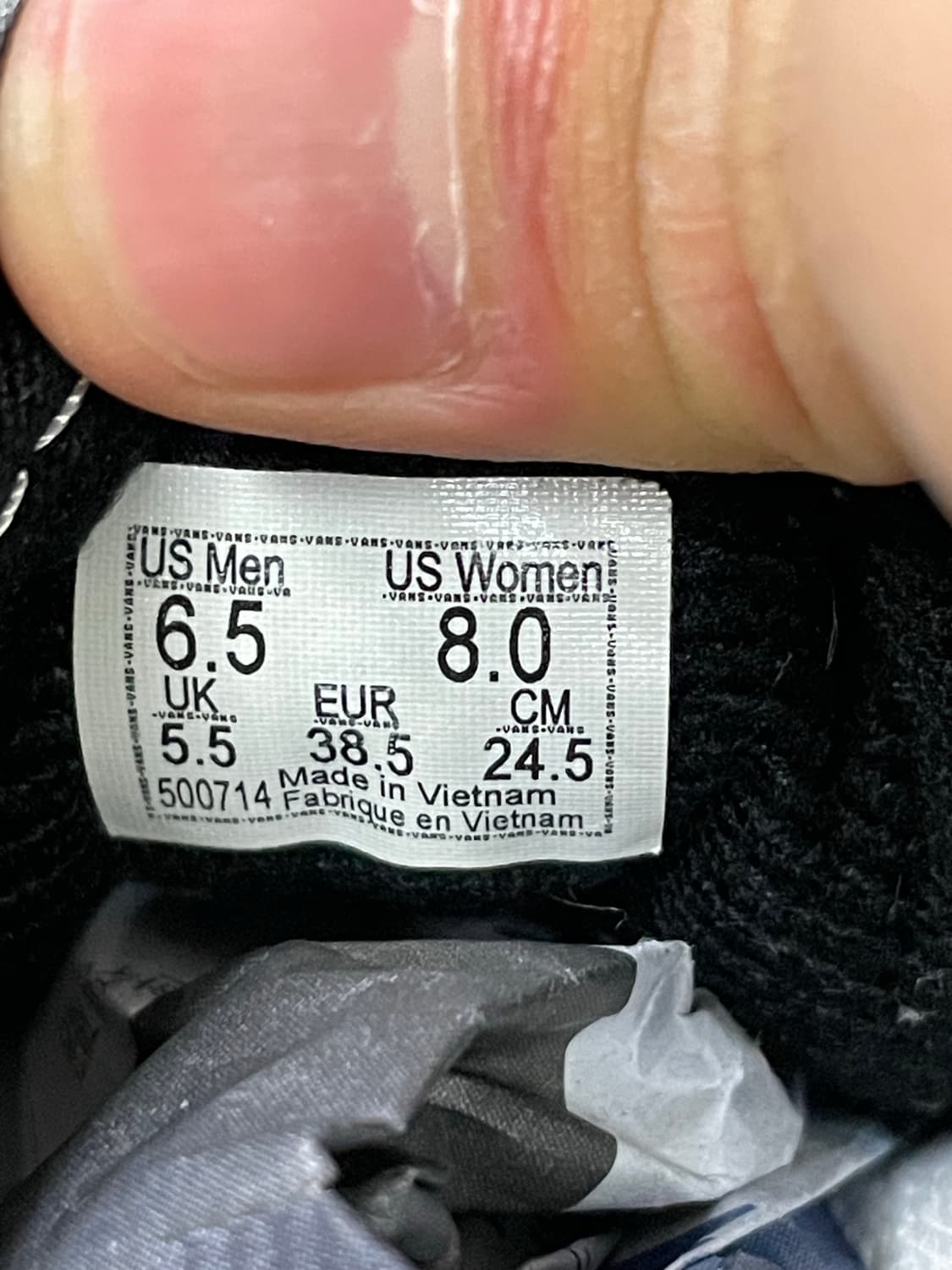반스 올드스쿨 로우 블랙 245 (gr-5321) 상품이미지10