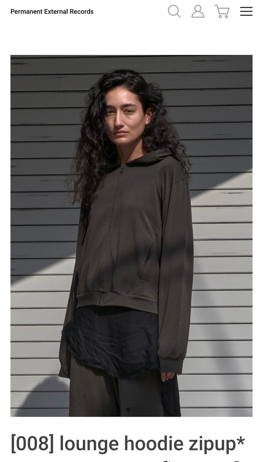 Mudule lounge hoodie zipup 상품이미지1