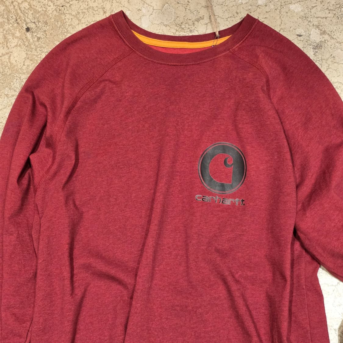 Carhartt  포스 릴렉스 핏 긴팔 티셔츠 상품이미지2