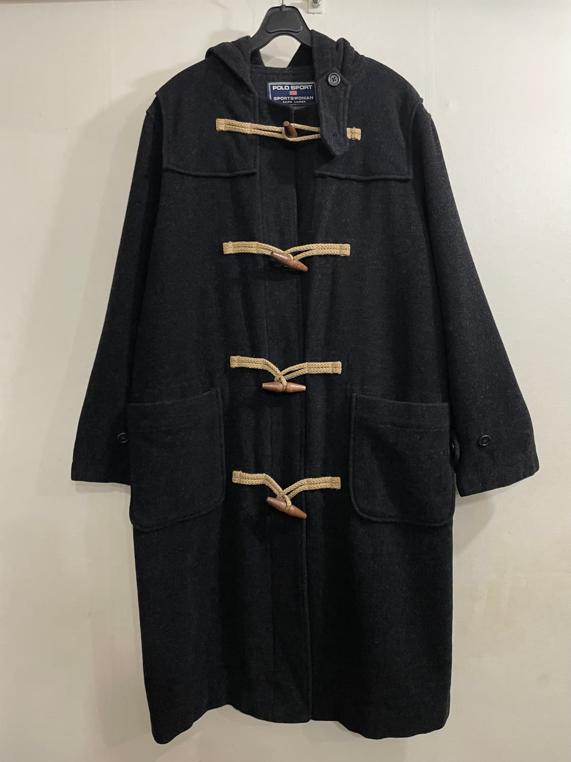 폴로 스포츠 랄프로렌 더플 코트 챠콜 상품이미지2