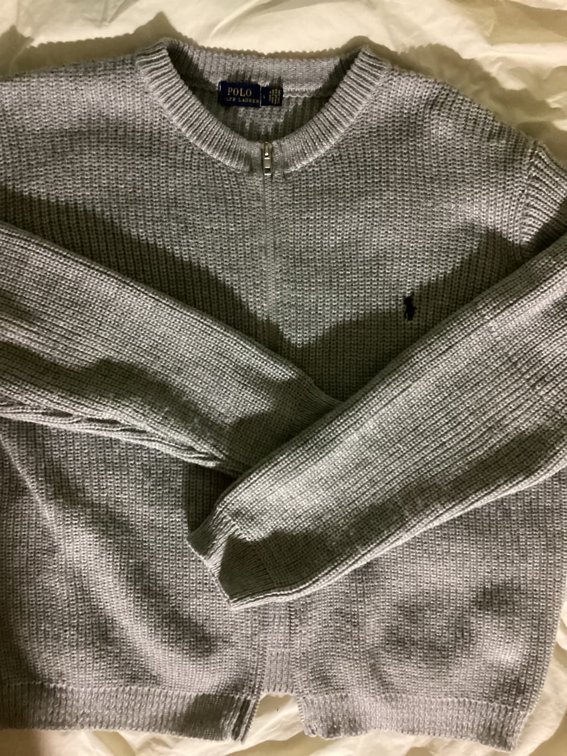 폴로 투웨이 니트 집업 가디건 상품이미지1