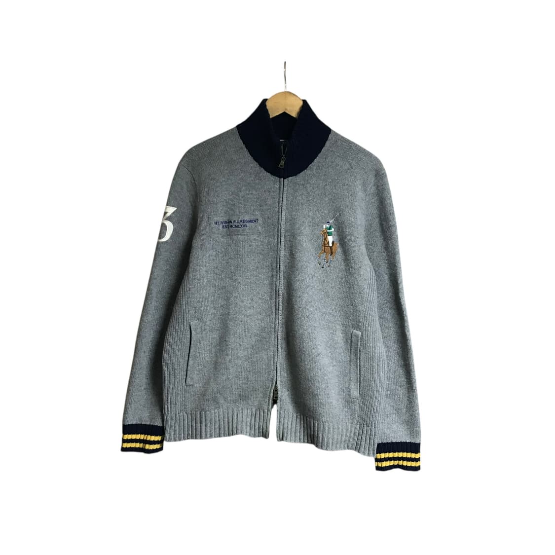 폴로 랄프로렌 빅포니 투웨이 니트 풀집업 상품이미지2