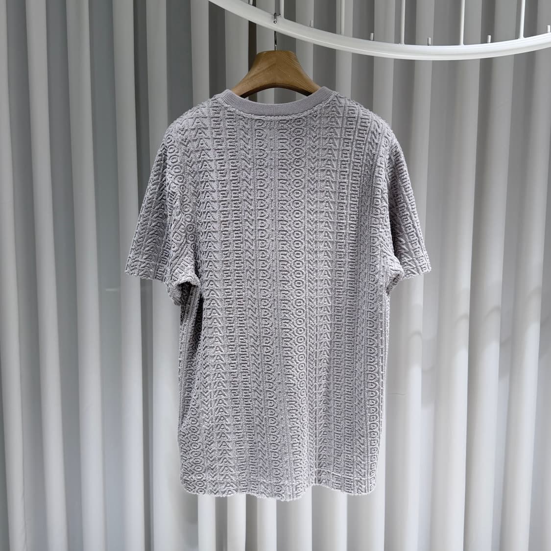 (S/S,46) / 펜디 X 마크 제이콥스 파일 그레이 반팔 반바지 셋업 상품이미지4