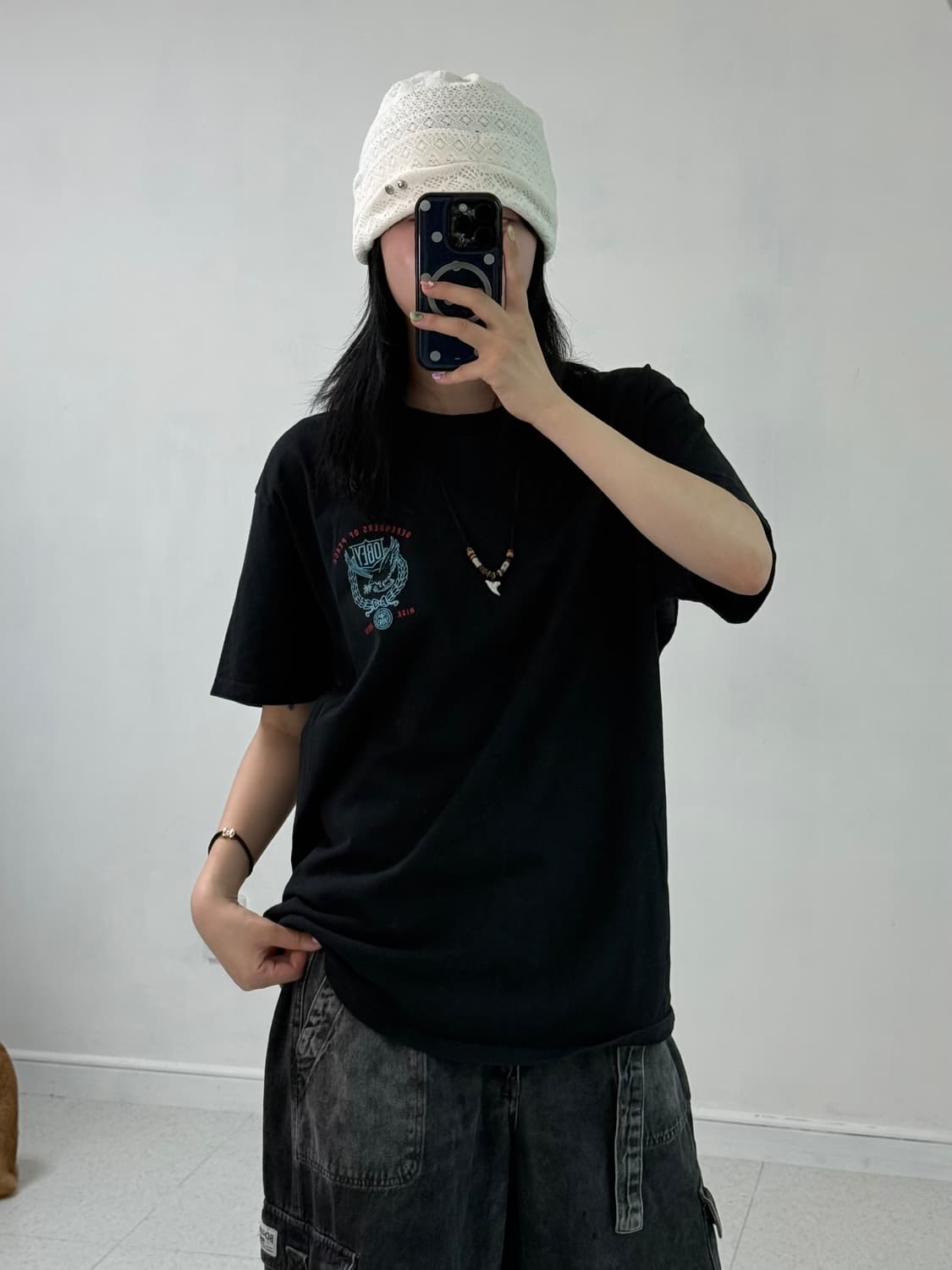 오베이 오버핏 반팔티 상품이미지2