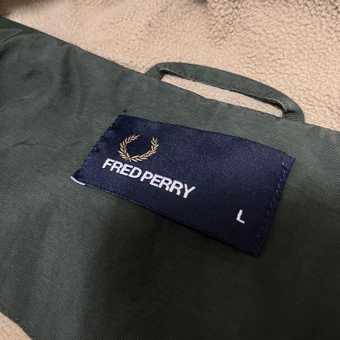 프레드페리 플리스안감 야상 파카 자켓 L/100 상품이미지6