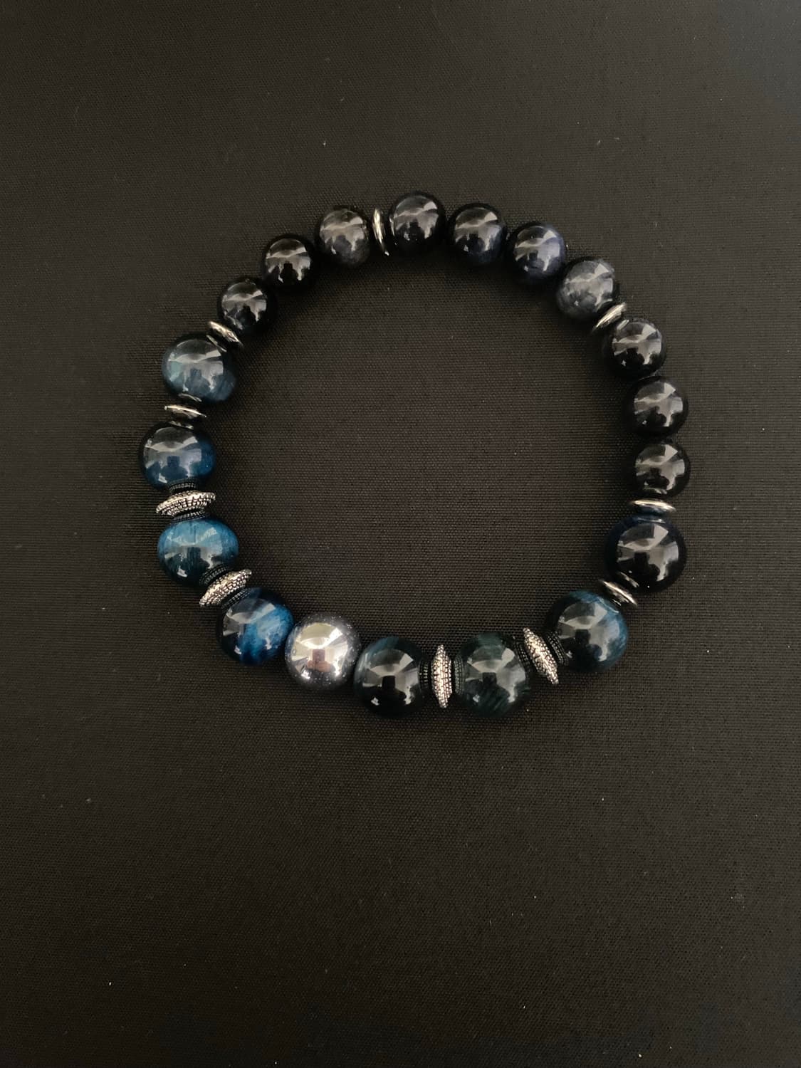 다크 블루 호안석 팔찌 상품이미지2