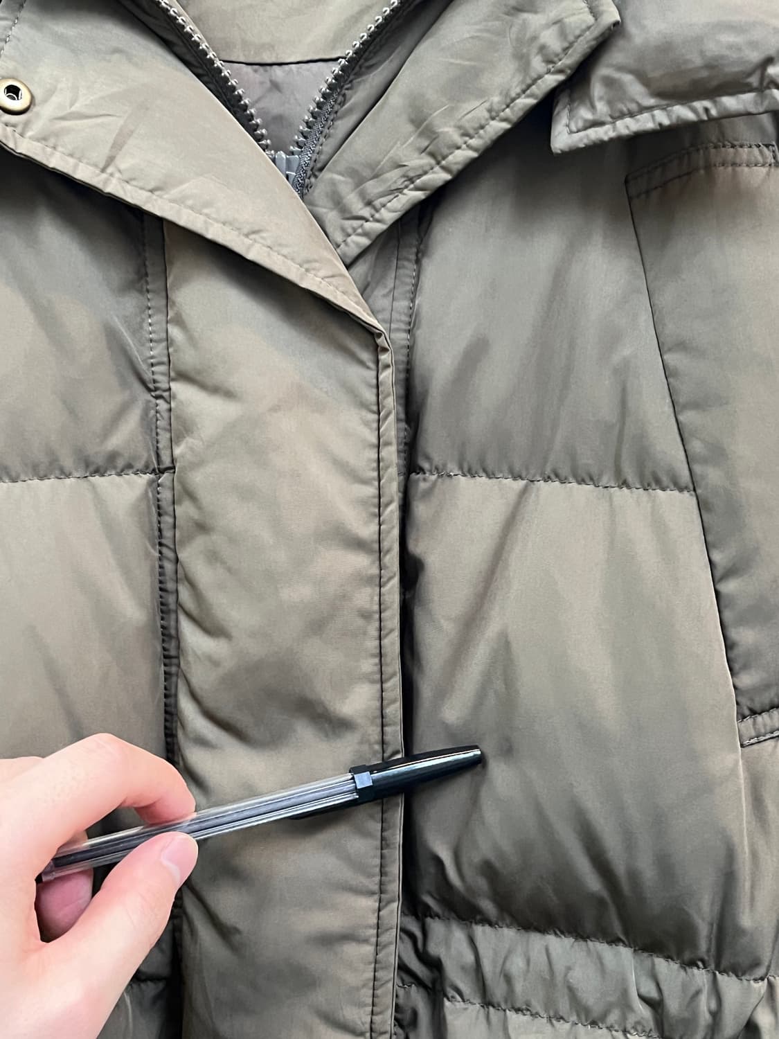 Urban Research 덕다운 롱패딩 카키 Free 상품이미지6