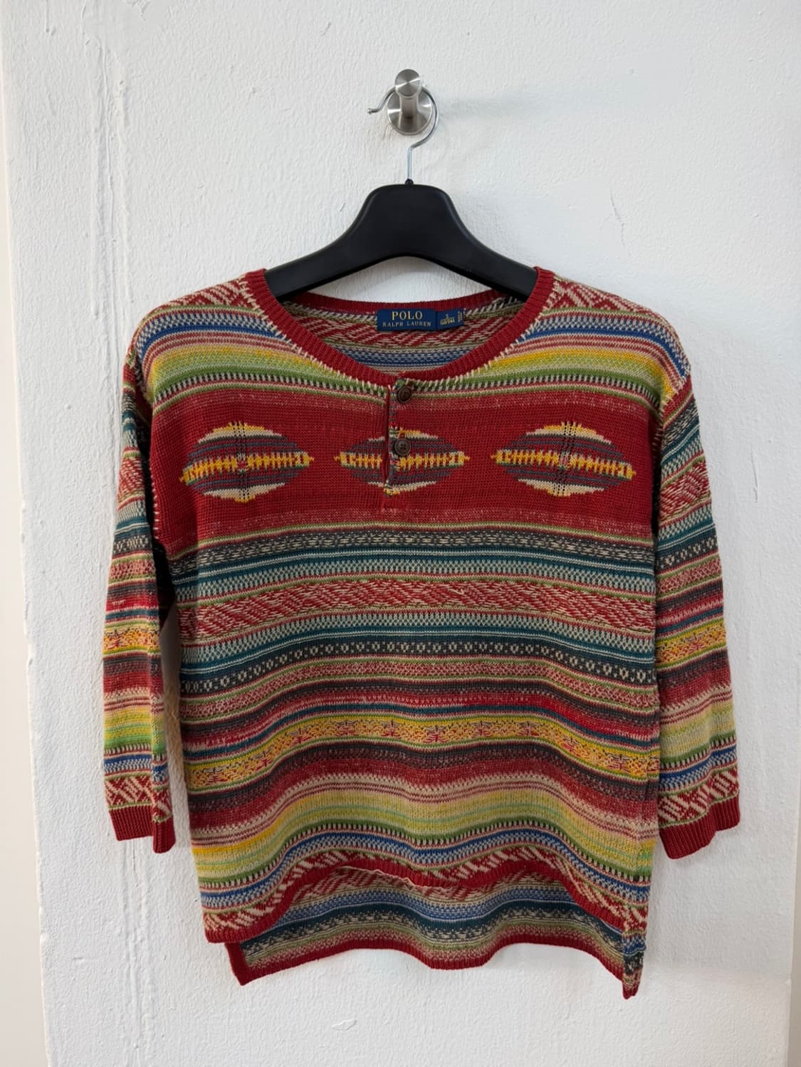 폴로 랄프로렌 에스닉 린넨 실크 니트  상품이미지1