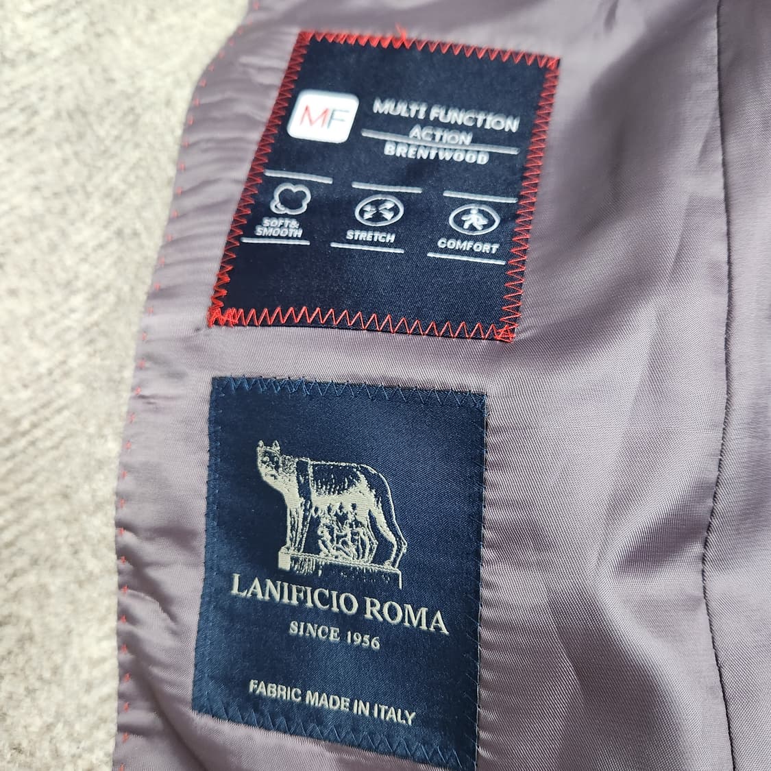 H625 [100] 브렌우드  lanificio italy 원단 자켓 상품이미지5