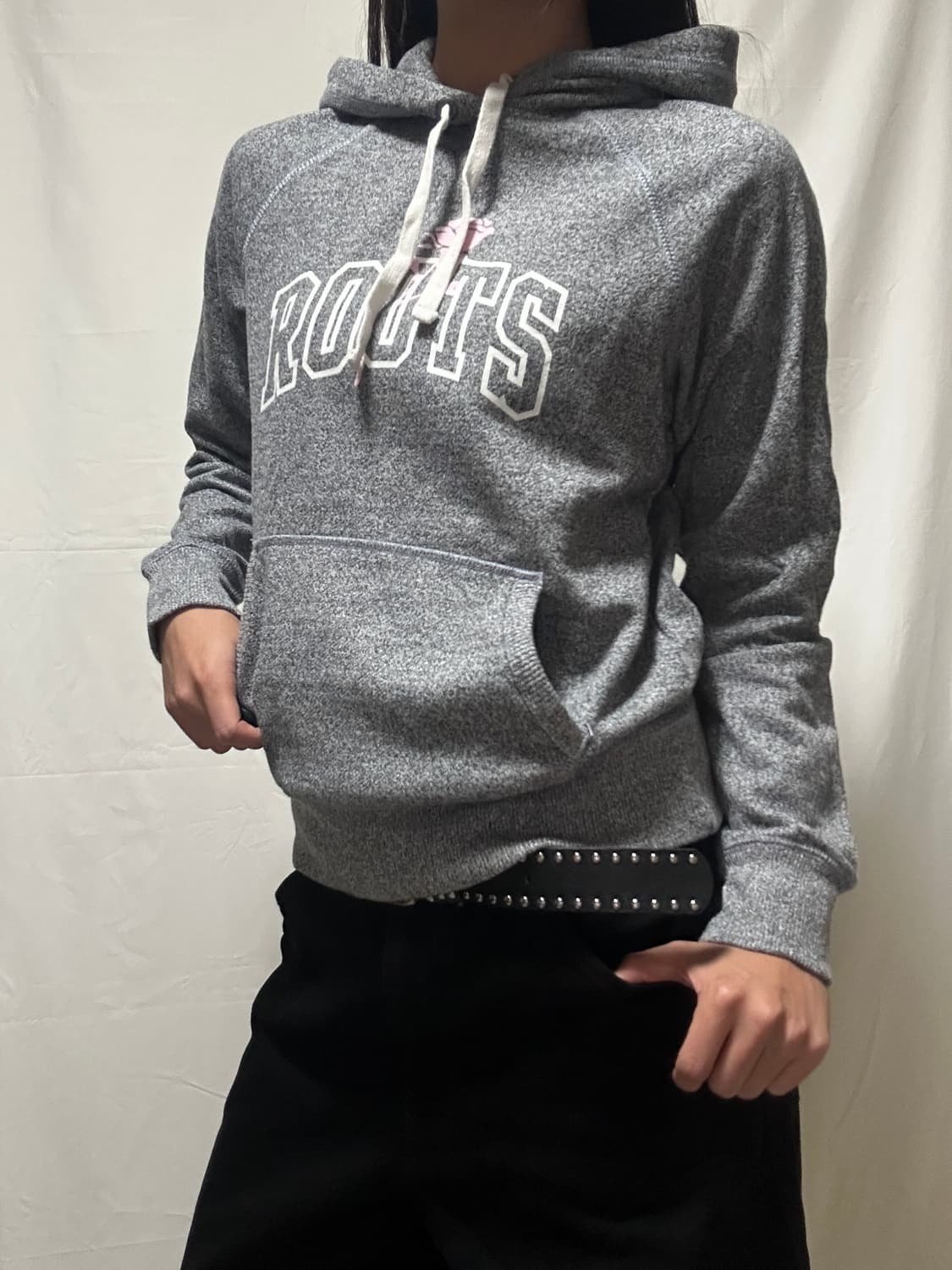 빈티지 ROOTS 백프린팅 기모 후드티 상품이미지5