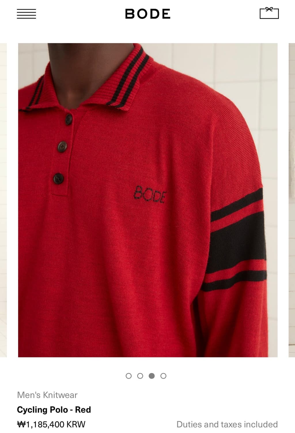 Bode 니트 m사이즈 상품이미지2