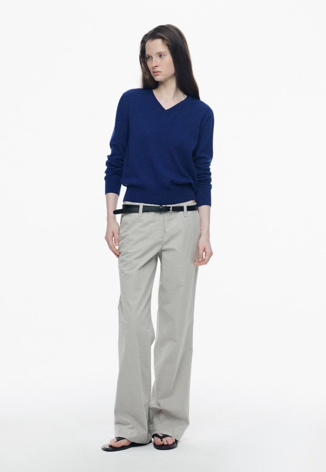 낫띵리튼 relaxed low-rise pants greige 상품이미지1