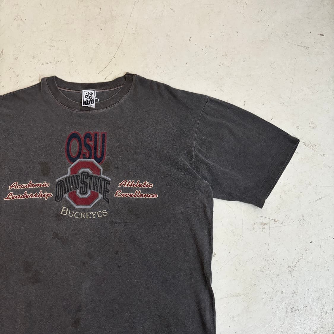 90s USA 오하이오 Buckeyes 빈티지 반팔티 XL 상품이미지2