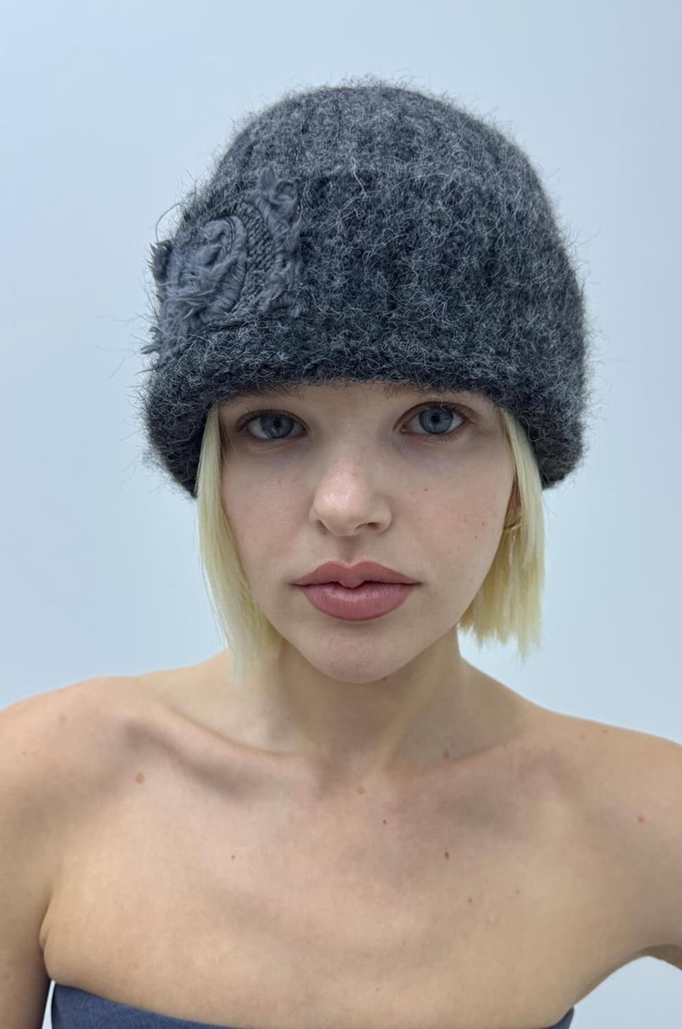 Charcoal Fuzzy-Wuzzy Beanie 상품이미지3