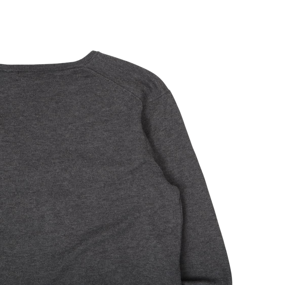 폴로 랄프로렌 우먼스 그레이 코튼 브이넥 니트 상품이미지6