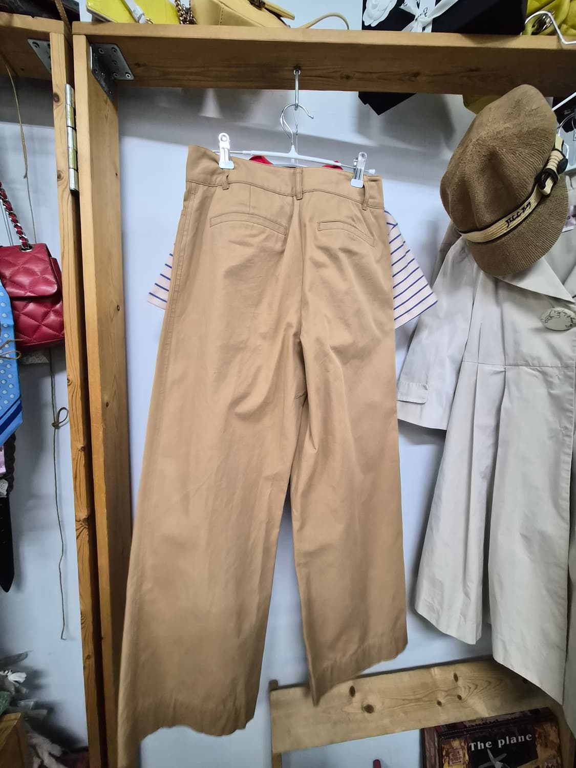 럭키슈에뜨 레드카라 스트라이프티. 10month와이드팬츠 상품이미지8