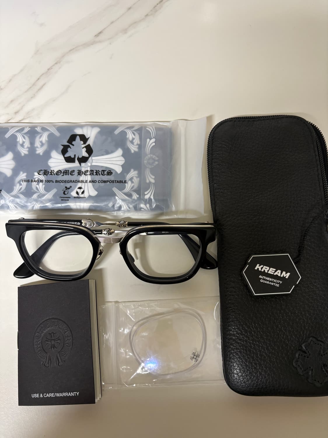 크롬하츠 안경 덕버터 블랙/실버 상품이미지1