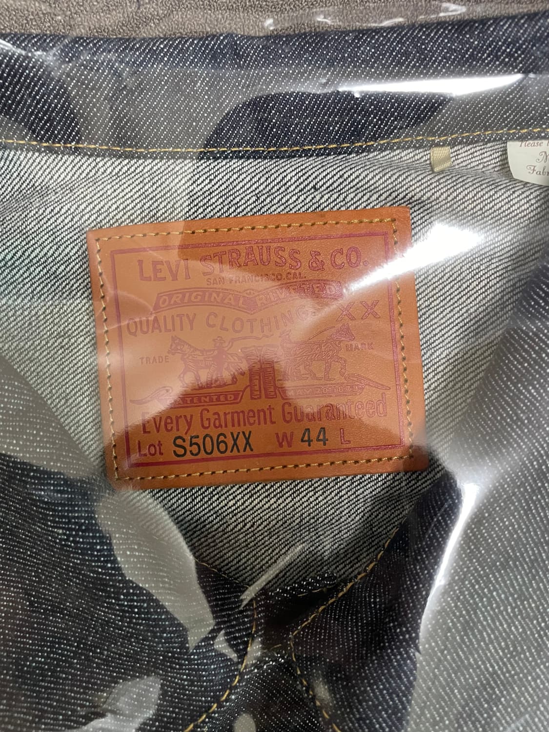 새상품) 리바이스 lvc S506XX 데님 자켓 44사이즈 상품이미지2